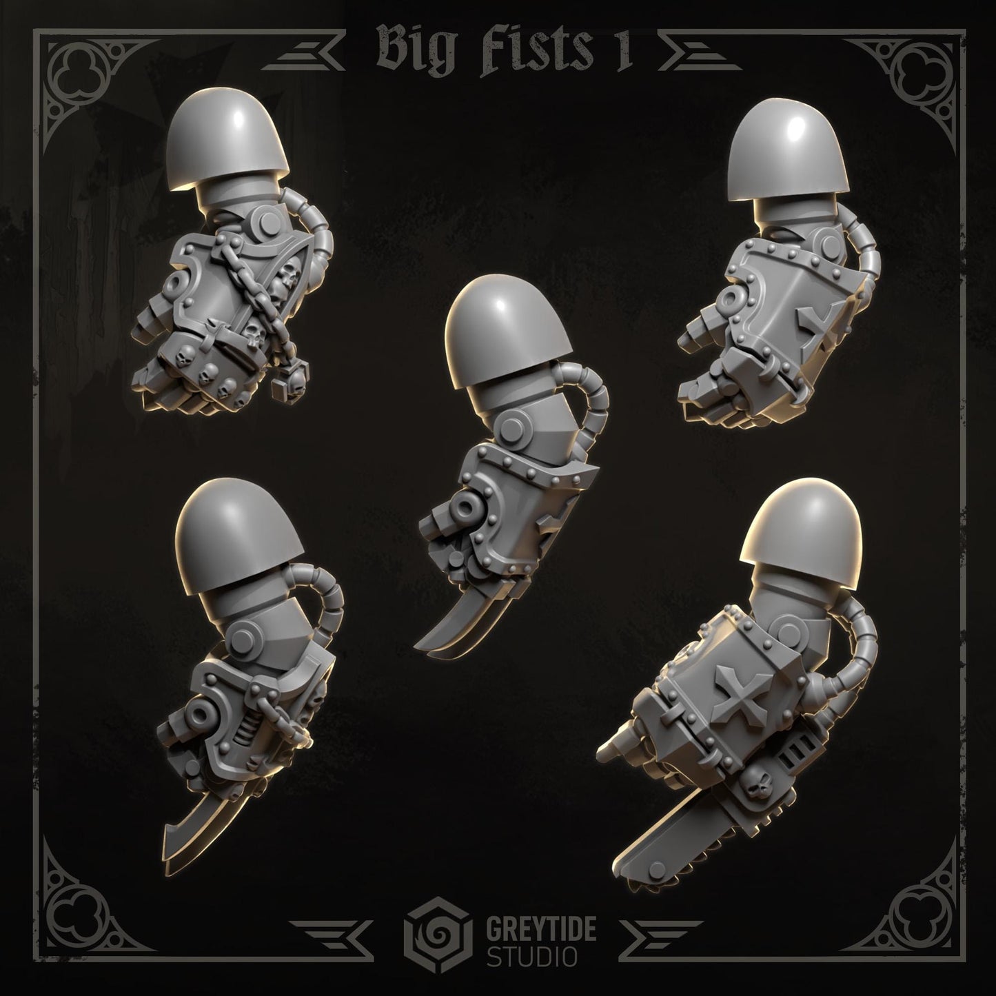 Grimdark Bit Set Eternal Crusaders Big Armor Full Set –  Bit Pack Set 110 Parts Proxy Miniatures for Tabletop Wargaming