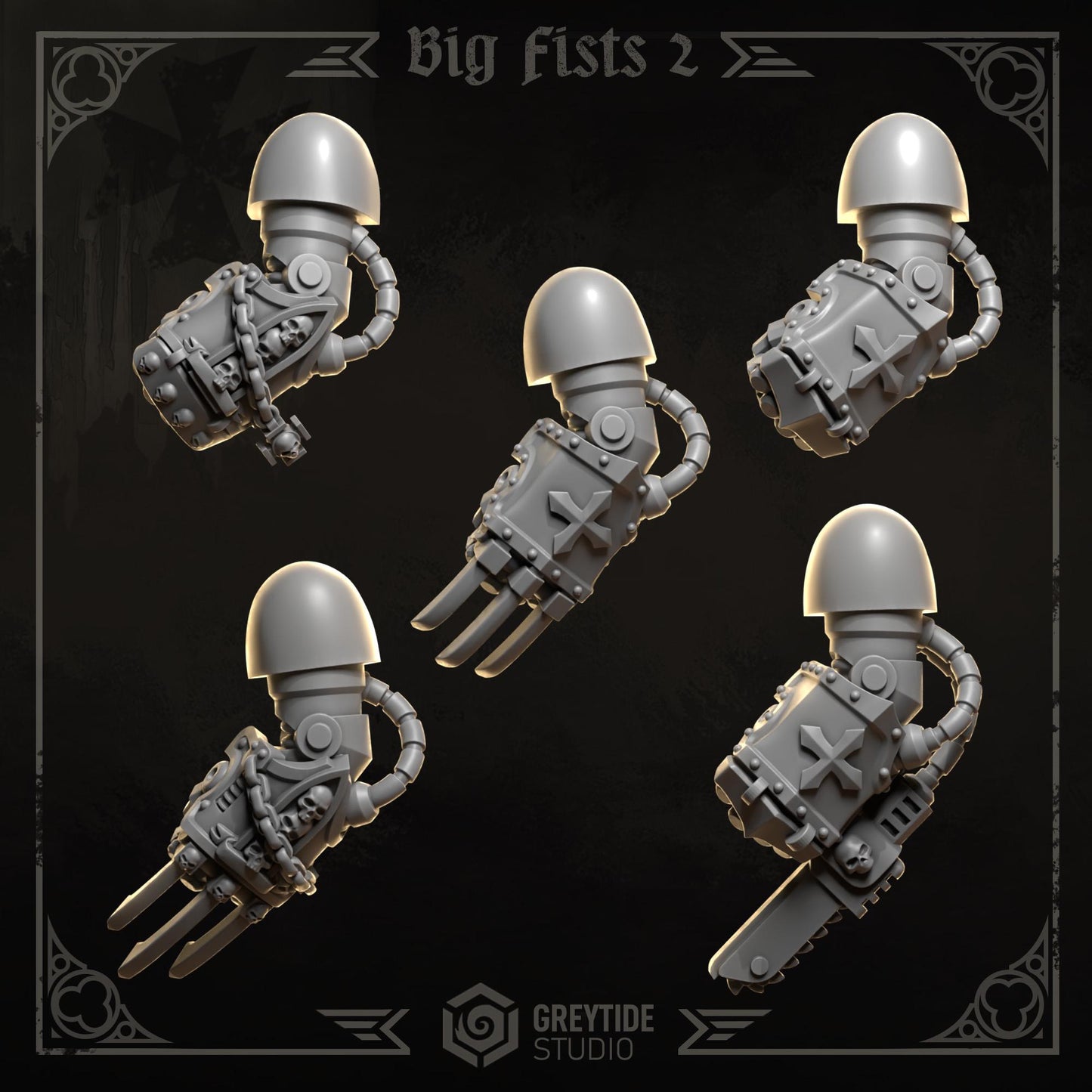 Grimdark Bit Set Eternal Crusaders Big Armor Full Set –  Bit Pack Set 110 Parts Proxy Miniatures for Tabletop Wargaming
