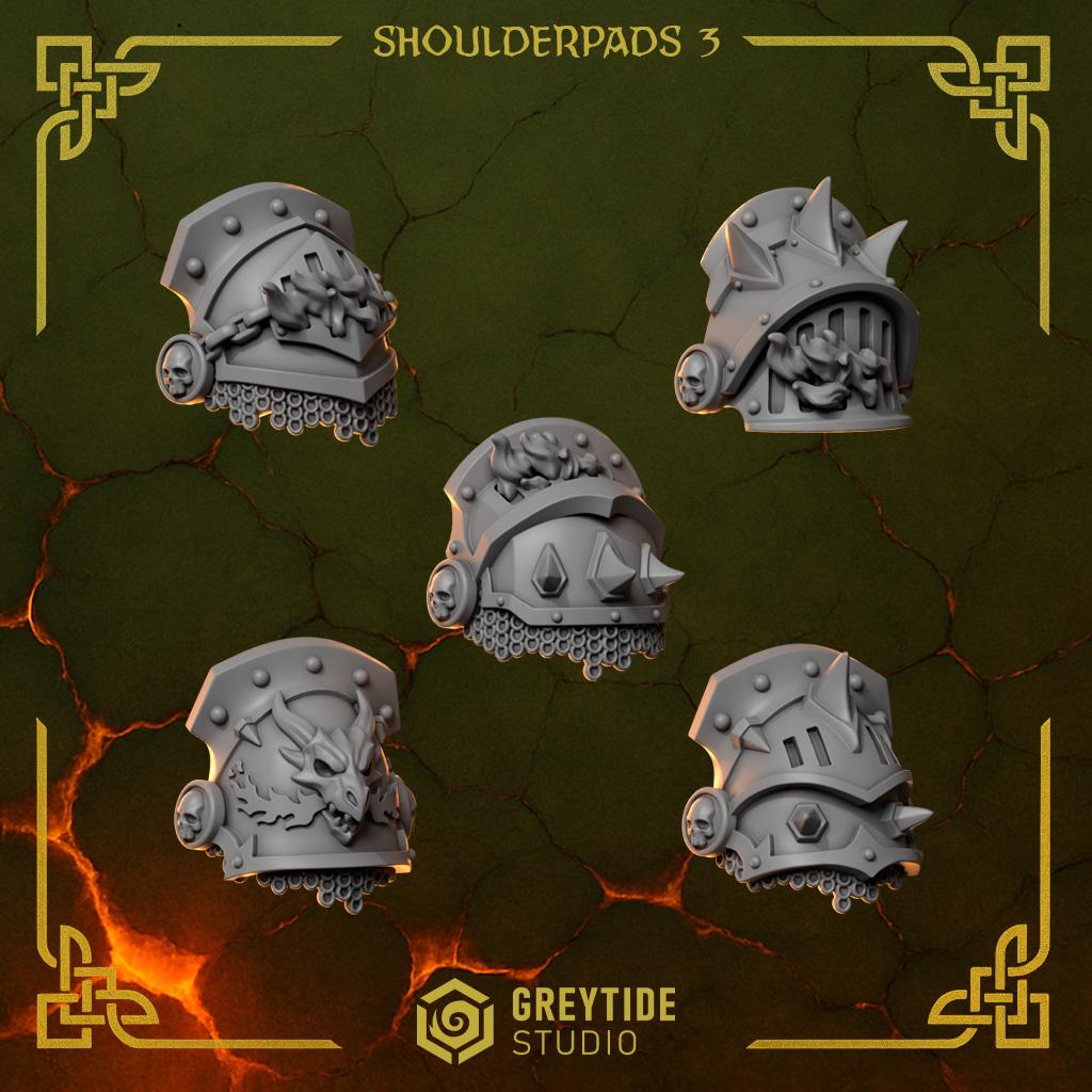 Grimdark Bit Set Anvil Wardens Core Set –  Bit Pack Set 40 Parts Proxy Miniatures for Tabletop Wargaming
