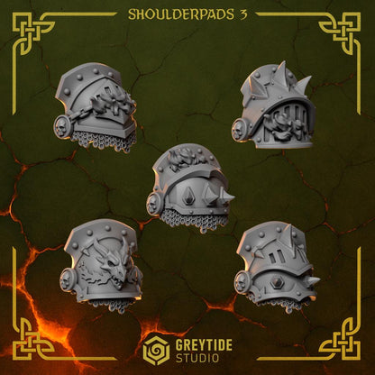 Grimdark Bit Set Anvil Wardens Core Set –  Bit Pack Set 40 Parts Proxy Miniatures for Tabletop Wargaming