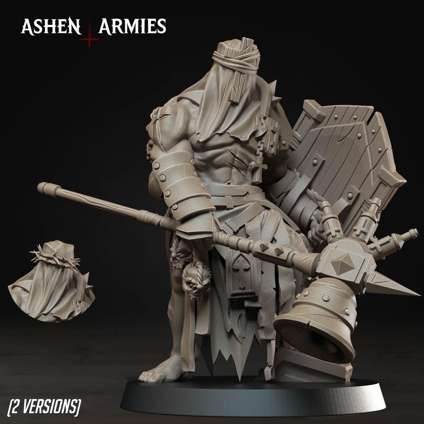 Grimdark Trench Warfare Pilgrim Communicant – 32mm Resin Proxy Miniatures Elite Unit 2 Version include(USA PDDP Paid)