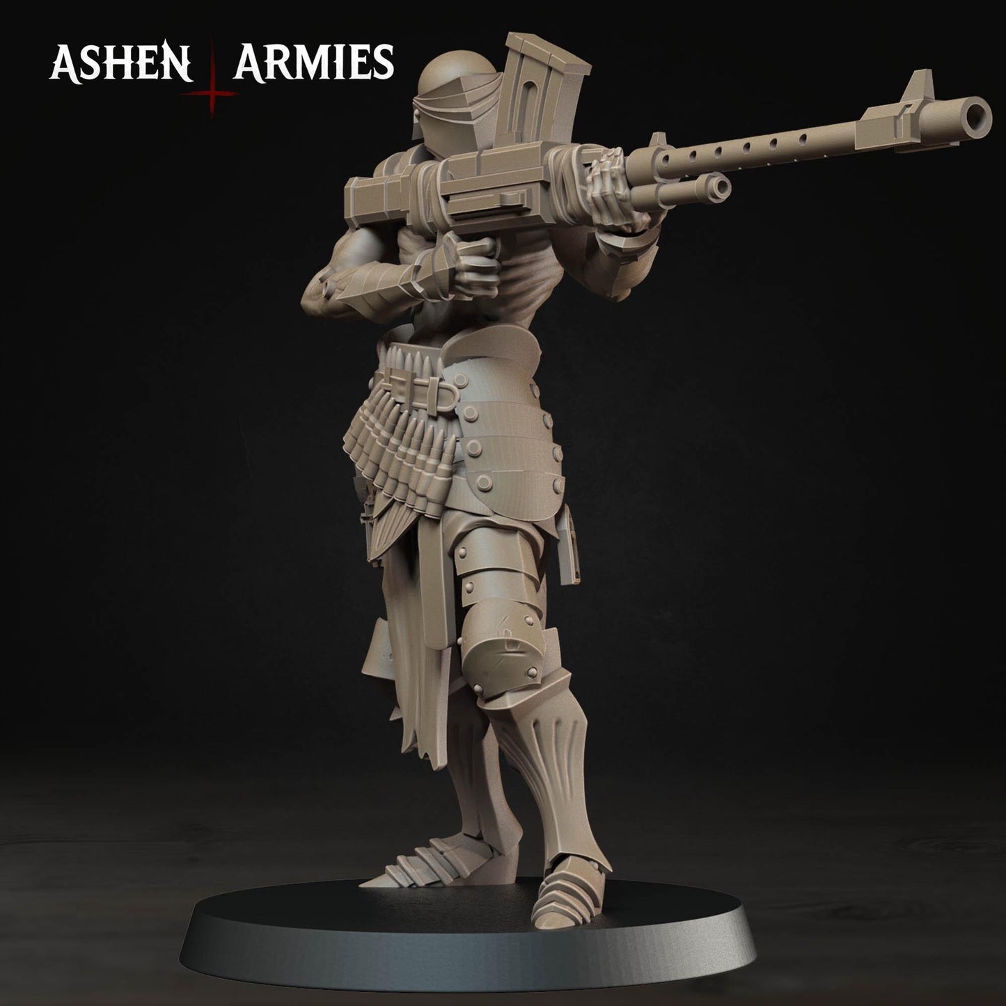 Grimdark Trench Warfare Pilgrim Anti Tank – 32mm Resin Proxy Miniatures Elite Mercenary (USA PDDP Paid)