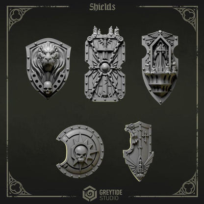 Grimdark Bit Set Eternal Pilgrims Trooper Full Set –  Bit Pack Set 140 Parts Proxy Miniatures for Tabletop Wargaming