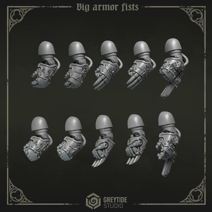 Grimdark Bit Set Eternal Pilgrims Big Armor Full Set –  Bit Pack Set 90 Parts Proxy Miniatures for Tabletop Wargaming