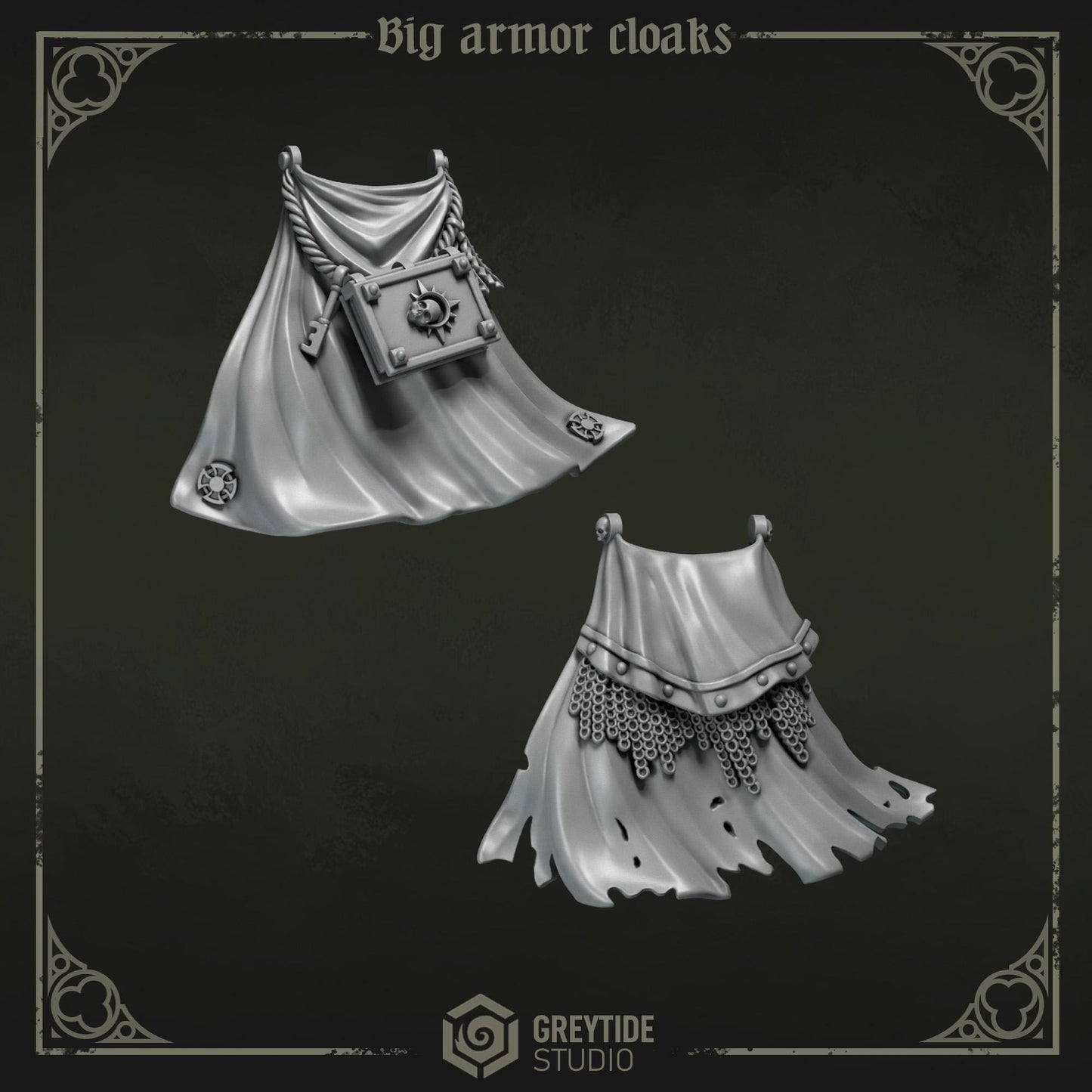 Grimdark Bit Set Eternal Pilgrims Big Armor Full Set –  Bit Pack Set 90 Parts Proxy Miniatures for Tabletop Wargaming