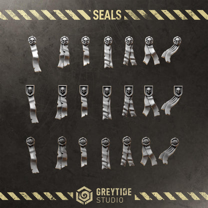 Grimdark Bit Set Core Trooper Full Set –  Bit Pack Set 108 Parts(NO TOPPERS!) Proxy Miniatures for Tabletop Wargaming