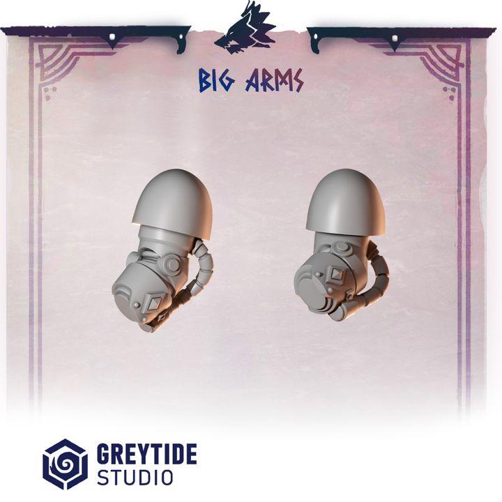 Grimdark Bit Set Primal Hounds Big Armor Full Set –  Bit Pack Set 110 Parts Proxy Miniatures for Tabletop Wargaming