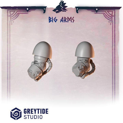 Grimdark Bit Set Primal Hounds Big Armor Full Set –  Bit Pack Set 110 Parts Proxy Miniatures for Tabletop Wargaming