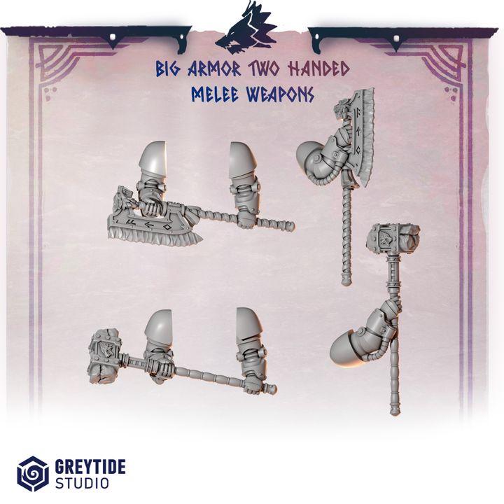 Grimdark Bit Set Primal Hounds Big Armor Full Set –  Bit Pack Set 110 Parts Proxy Miniatures for Tabletop Wargaming