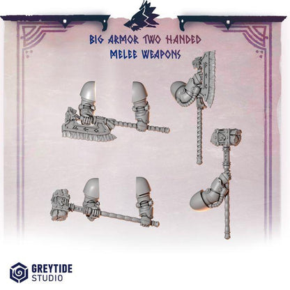 Grimdark Bit Set Primal Hounds Big Armor Full Set –  Bit Pack Set 110 Parts Proxy Miniatures for Tabletop Wargaming