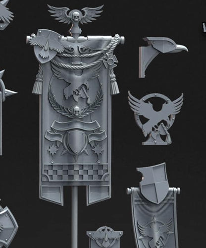 Grimdark Bit Set Bleeding Bird Set –  Bit Pack Set 47 Parts Proxy Miniatures for Tabletop Wargaming