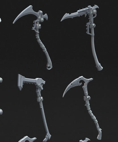 Grimdark Sci Fi Trench Warfare Bit Set Plaque Decay Death Sythes –  22 Parts Bit Pack Set Proxy Miniatures for Tabletop Wargaming