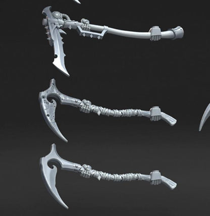 Grimdark Sci Fi Trench Warfare Bit Set Plaque Decay Death Sythes –  22 Parts Bit Pack Set Proxy Miniatures for Tabletop Wargaming