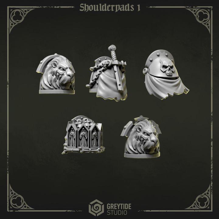 Grimdark Bit Set Eternal Pilgrims Trooper Full Set –  Bit Pack Set 140 Parts Proxy Miniatures for Tabletop Wargaming