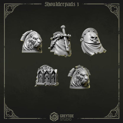 Grimdark Bit Set Eternal Pilgrims Trooper Full Set –  Bit Pack Set 140 Parts Proxy Miniatures for Tabletop Wargaming