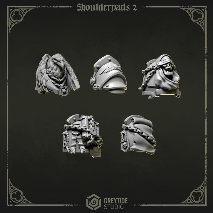 Grimdark Bit Set Eternal Pilgrims Trooper Full Set –  Bit Pack Set 140 Parts Proxy Miniatures for Tabletop Wargaming
