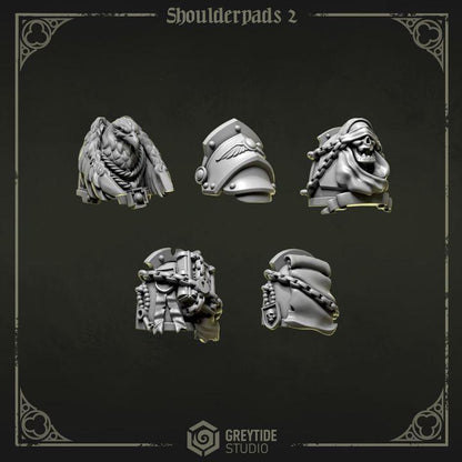 Grimdark Bit Set Eternal Pilgrims Trooper Full Set –  Bit Pack Set 140 Parts Proxy Miniatures for Tabletop Wargaming