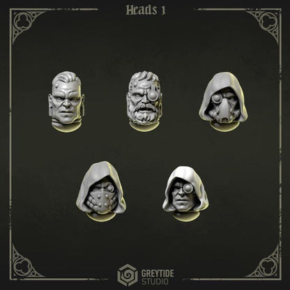 Grimdark Bit Set Eternal Pilgrims Trooper Full Set –  Bit Pack Set 140 Parts Proxy Miniatures for Tabletop Wargaming