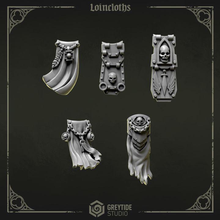 Grimdark Bit Set Eternal Pilgrims Trooper Full Set –  Bit Pack Set 140 Parts Proxy Miniatures for Tabletop Wargaming