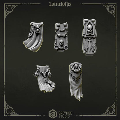 Grimdark Bit Set Eternal Pilgrims Trooper Full Set –  Bit Pack Set 140 Parts Proxy Miniatures for Tabletop Wargaming