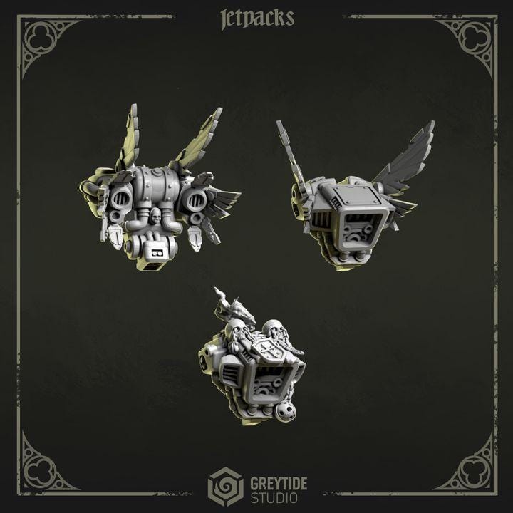 Grimdark Bit Set Eternal Pilgrims Trooper Full Set –  Bit Pack Set 140 Parts Proxy Miniatures for Tabletop Wargaming