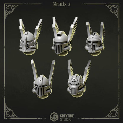Grimdark Bit Set Eternal Pilgrims Trooper Full Set –  Bit Pack Set 140 Parts Proxy Miniatures for Tabletop Wargaming