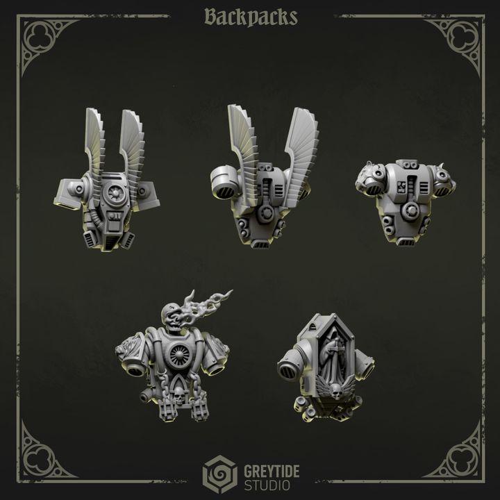 Grimdark Bit Set Eternal Pilgrims Trooper Full Set –  Bit Pack Set 140 Parts Proxy Miniatures for Tabletop Wargaming