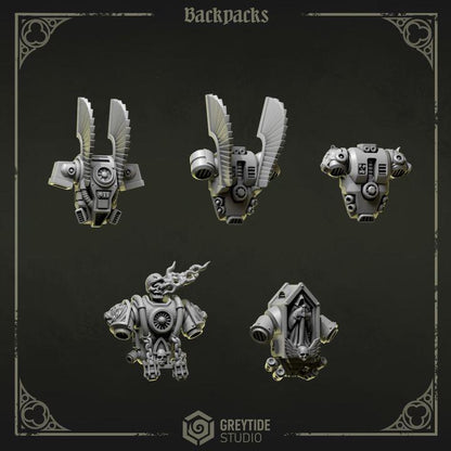 Grimdark Bit Set Eternal Pilgrims Trooper Full Set –  Bit Pack Set 140 Parts Proxy Miniatures for Tabletop Wargaming