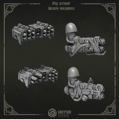Grimdark Bit Set Eternal Pilgrims Big Armor Full Set –  Bit Pack Set 90 Parts Proxy Miniatures for Tabletop Wargaming