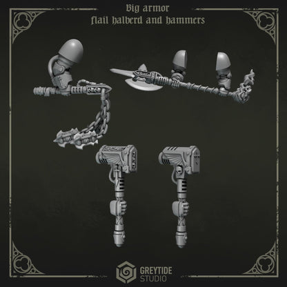 Grimdark Bit Set Eternal Pilgrims Big Armor Full Set –  Bit Pack Set 90 Parts Proxy Miniatures for Tabletop Wargaming