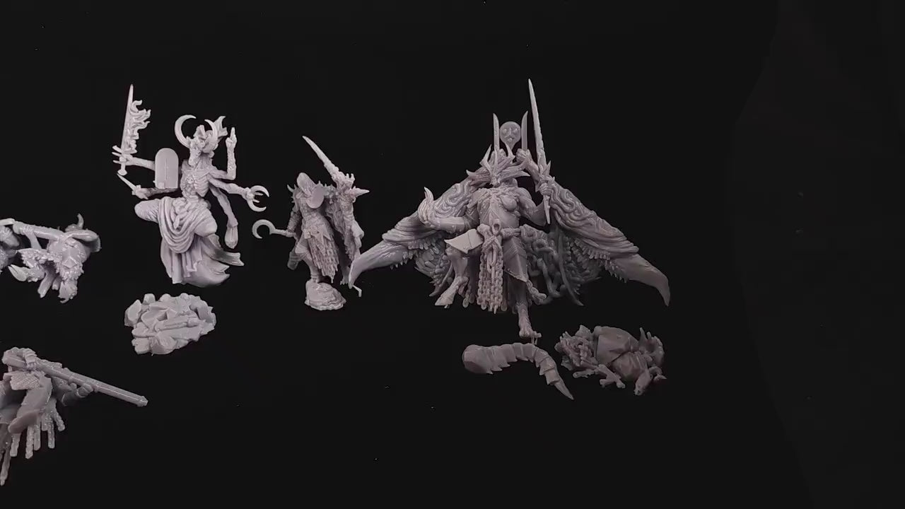 Trench Crusade - The Court of Seven Headed Serpent  All Models - Printing Service