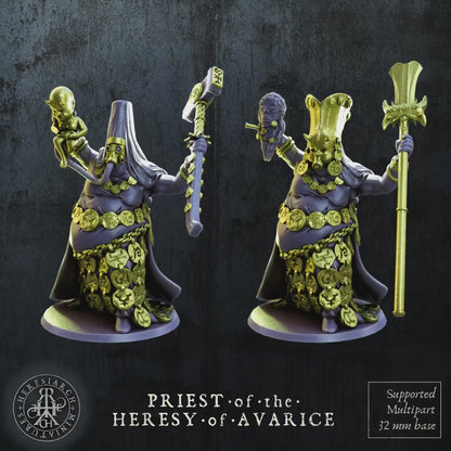 Trench Crusade - Heretic Priest(Proxy)Heresy  - Heretic Legion (2pcs)